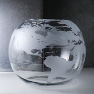 30cm【地球玻璃魚缸】環遊世界 世界地圖 魚缸16吋 手工客製化