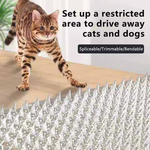 New Plastic with Spike Cat Scat Mat Thicken with Spike Cat Repellent Mat Training Pads Keeping Cats