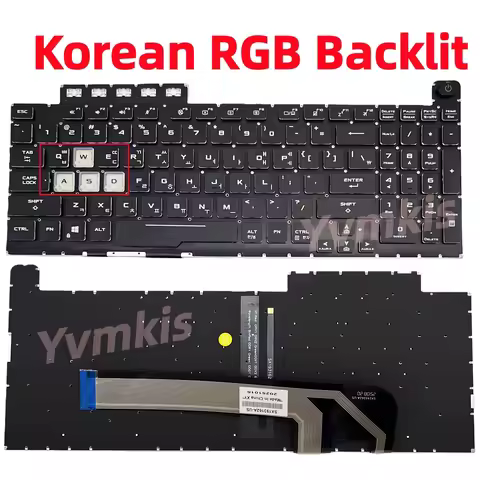 Korean/KR RGB Backlit For ASUS TUF Gaming F15 FX506 FA506 FA506Q TUF506 TUF706 F17 FX706 FA706 FX706