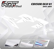 Striping CB150R OLD-Stiker Decal CB150R V1 Api