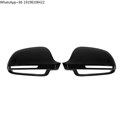 OEM Style ABS Gloss Black B8 Mirror Cover Without Lane Assistant Car Accessory for Audi A3/Q3/RS3/A4