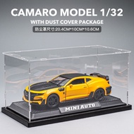 Transforming Golden Bee Camaro รถรุ่น 1:32 สะสมของเล่น Diecast รถตกแต่งสมจริงรุ่นรถ