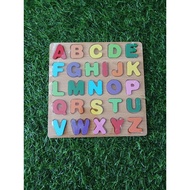 Educational Wooden Puzzle ABC/ABC/123