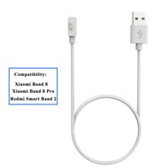 เครื่องชาร์จ USB สำหรับ Redmi Smart Band 2 ผู้หญิงผู้ชาย Xiaomi Smartwatch Mi Band 8 Mi Band 8 Pro ส