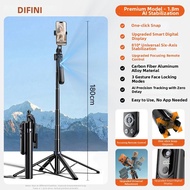 Difini | Stabilizer for Mobile Devices Anti-shake Video Tripod Face Tracking 360-degree Rotation