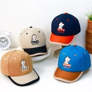 CHOCO BEAR EMBROIDERED BOYS' BASEBALL CAP 2-8 YEARS / CHOCO BEAR BOYS' BASE BALL CAP