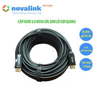 30m Long Optical Fiber HDMI Cable NV-32012 Novalink Premium Made in Vietnam