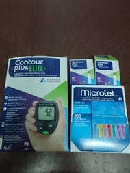 Ascensia Contour Plus Elite 血糖機試紙及針