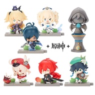 Genshin impact Figure Blind Box Mond Chapter Battlefield Heroic Theme Series Desktop Decoration Gift