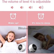 Emoji Alarm Clock Night Light Bedside Lamp Table Digital Alarm Clock Table Cute Children's Bed Lamp 