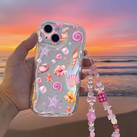 Coral Chain Case For Samsung Galaxy A06 A13 M16 F16 M55 M54 A33 A31 A73 A71 A04 A20 A30 A24 A23 A22 