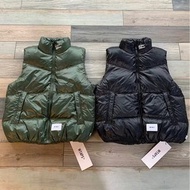日本優惠 小量2色選 wtaps 刺繡logo  bivouac vest 戶外機能羽絨背心 外套
