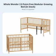 Infant Bed Sturdy Wood Adjustable Toddler Travel Bed