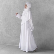 Gamis Abaya Basic By hijab alila Abaya Polos Cocok untuk umroh RR
