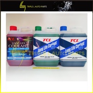 TCL Long Life Coolant 2 Litres Japan Made, Green Red Blue