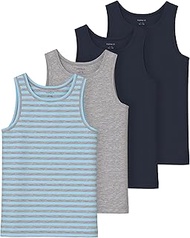 Kids Boys' Aquamarine Nkmtank Top 4P Y/D, numeric_134, Turquoise, numeric_134