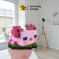 Minecraft Pet Models: Axolotl, Fox, Snow Fox, Bee, Frog, Chicken, Parrot - Handmade, Wooden Figure, 