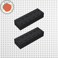 Combo of 2 tall black 2x6 bricks