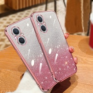 Oppo Reno 6Z 7Z 8Z 5Z F21 Pro 8 Lite Plating Chrome Bumper Frame Bling Shiny Gradient Color Sticker 