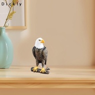 Dickly Eagle Statue Eagle Art Piece Decoration Artwork with Base Gift Realistic Bird