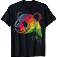 Panda Image Abstract Animal Art Panda Graphic Panda T-Shirt