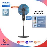 Philips Advanced Fan with Remote, Diffuser, Timer Type CX1520 Energy Saving 16" Standing