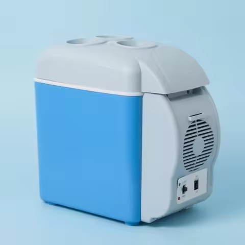 7.5L Mini Fridge 12V/220V Dual Voltage Mini Fridge Portable Refrigerator Compact Size Small Applianc