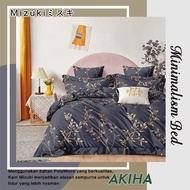 BEDCOVER SET MADE FROM MICROTEX DISPERSE MATERIAL WITH AKAHA PATTERN