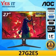 AOC 27" Q27B3M2 75Hz / Q27B2S2 100Hz / Q27G2S 155Hz IPS 1ms FHD ADAPTIVESYNC GAMING MONITOR