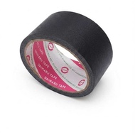 MERAH Daimaru Black Red 48mm 2 inch Fabric Tape - Easy to Open, Strong, Easy to Store