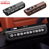 BMW M Power Car Temporary Parking Card Phone Number Hidden Stop Sign Phone Number Holder Plate Car P