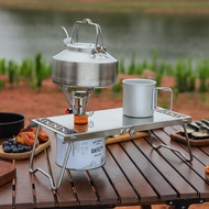 Camping Table, Stainless Steel Folding Table, Portable Mini Kitchen Table For Outdoor Camping