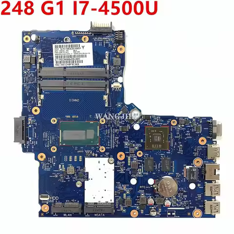 For HP 248 G1 Laptop Motherboard I7-4500U CPU Radeon HD 8670M GPU 746032-601 746032-001 6050A2608301