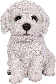 Uvia H23250 Sitting Bichon Frise (Large) 7.3 x 5.1 x 7.2 inches (18.5 x 13 x 18.3 cm) Doll Figurine