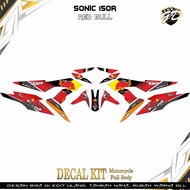 Decal Sonic 150R Full Body Sticker Decal Motor Sonic 150R Full Body Red Bull 2