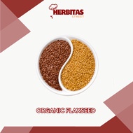 🅷🆂 Organic Flaxseed 100G/250G l Organic Brown Flaxseeds l Organic Golden Flaxseed