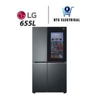 LG 655L Side by Side Fridge GC-V257CQFW Inverter Refrigerator