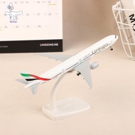 [San] 20cm B777 UAE Emirates Airline Boeing 777 Aircraft Model Die-casting Alloy Metal Airplane With