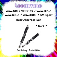 Wave100 Wave125 Wave125S Wave125X Wave100R SM Sport Rear Absorber Set 340MM Absober Monoshock Mono S