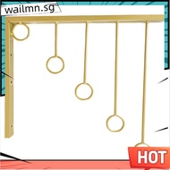 Save Space Cloakroom Hangers Display Rack Iron Art Shelf