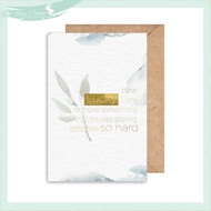 Farewell How Lucky Card Colleague Hand Split Card 10x15cm Fairy Corner