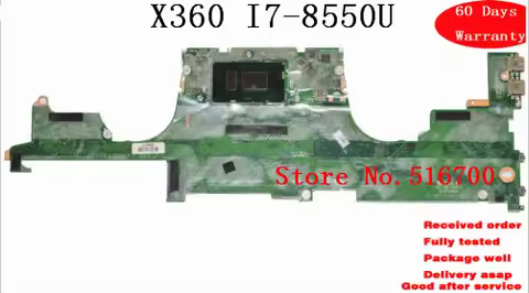 Buy main board For HP Spectre X360 13-AE0 Laptop Motherboard 16GB w/ i7-8550U 1.8GHz CPU 941884-601