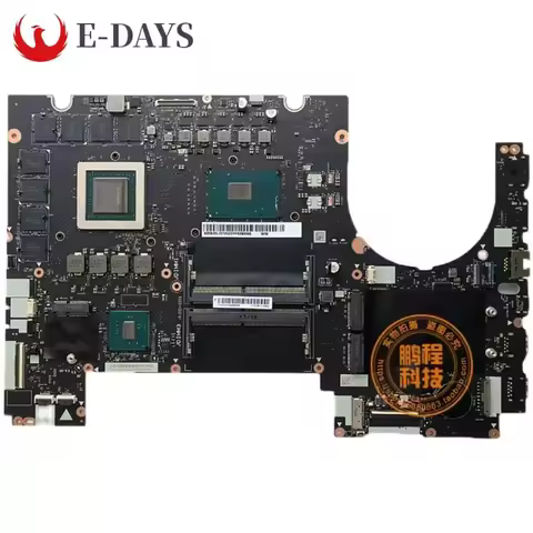 For Lenovo Y900-17ISK Laptop Motherboard.With I7 6700HQ CPU GTX980M 8GB GPU DDR4 NM-A571 Main Board 
