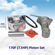 Gasoline Generator Parts 168F 170F 188F 190F Piston Piston Ring Gasoline Engine GX160 Connecting Rod