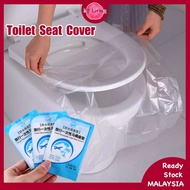 Disposable Toilet Seat Cover PE Material Toilet Seat Cover Hygien Antibacterial Travel Portable Pelapik Tandas Duduk 马桶