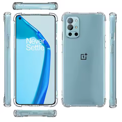 Transparent Shockproof Phone Cover For Oneplus 9 10 Pro 8T One Plus 8 Nord 2 N10 N100 N200 5G Clear 