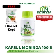 MR Moringa Oleifera Premium Capsules Moringa /Berry /Kelor /辣木胶囊 400MG (60Biji/100Biji)