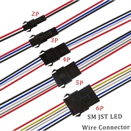 2P 3P 4P Cable Socket Set 2 3 4 Pin Cable Connector Feet Socket Wire Socket SM RC LED Connector Wire
