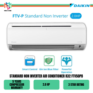Daikin FTV50PB Standard Non Inverter Air Conditioner FTV-P R32 Air Cond 2.0HP 3 Star Rating Smart Control FTV50PBLF Penghawa Dingin