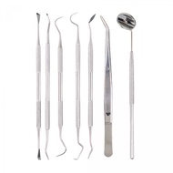 Dentist Dental Tool 7 Silver Set